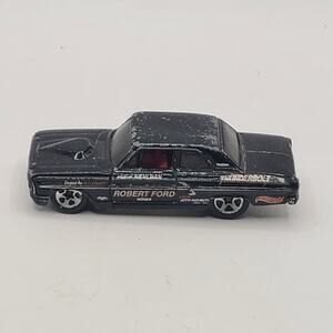 Hot Wheels Ford Thunderbolt Black Robert Ford Die Cast Car 2001 Loose D26